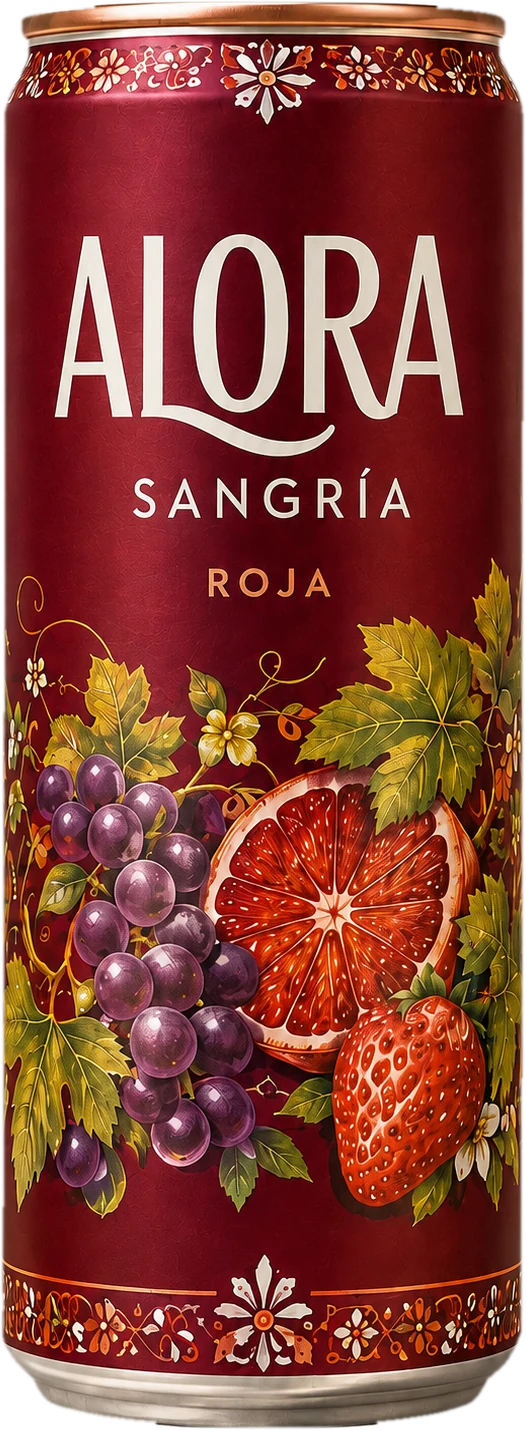 Blikje ALORA SANGRÍA ROJA